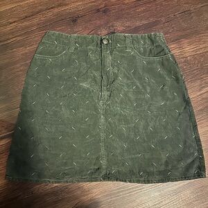 Olive Green Women's Skirt